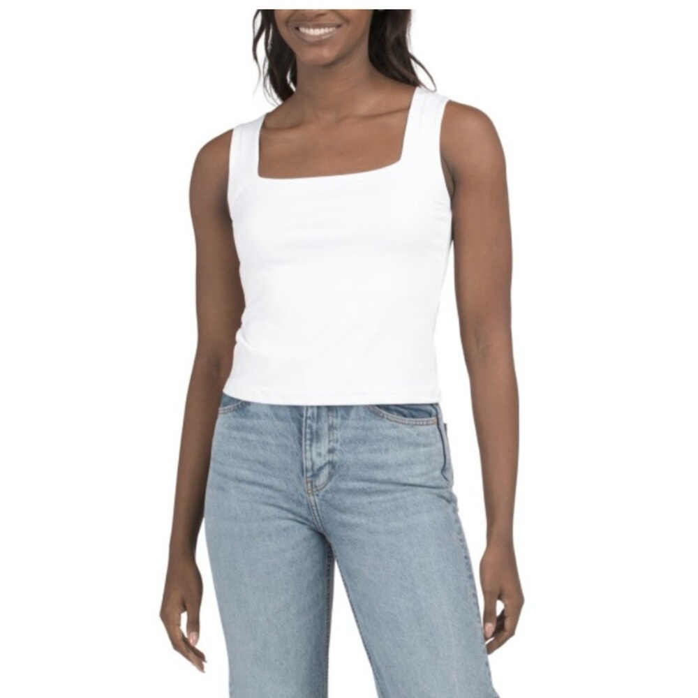 NWOT Tahari Square Neck Tank Top